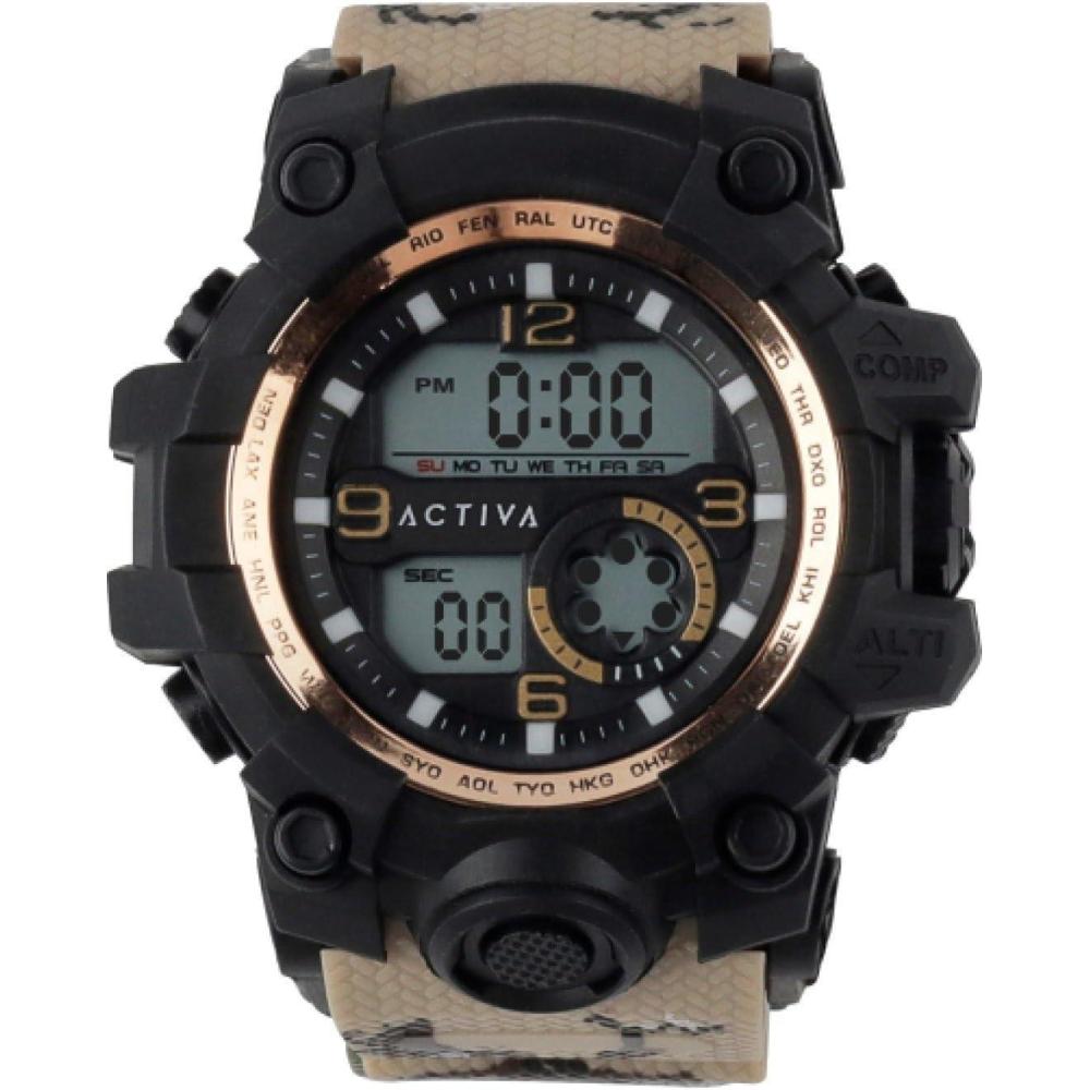 image:imageInvicta Activa Digital Mens Quartz Watch 54mmTan