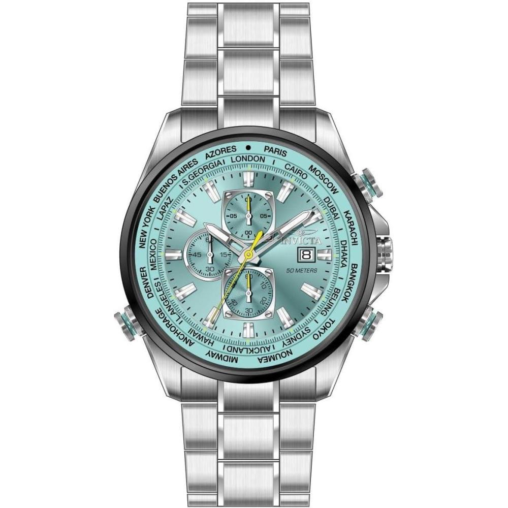image:imageInvicta Aviator Men 50mm QuartzLight Blue
