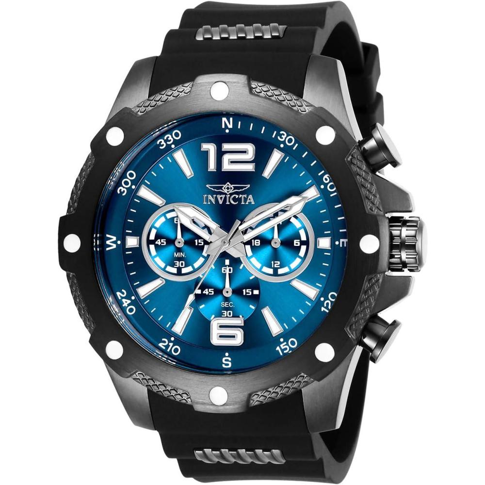 image:imageInvicta IForce Stainless Steel Mens Quartz Watch 50mmBlack