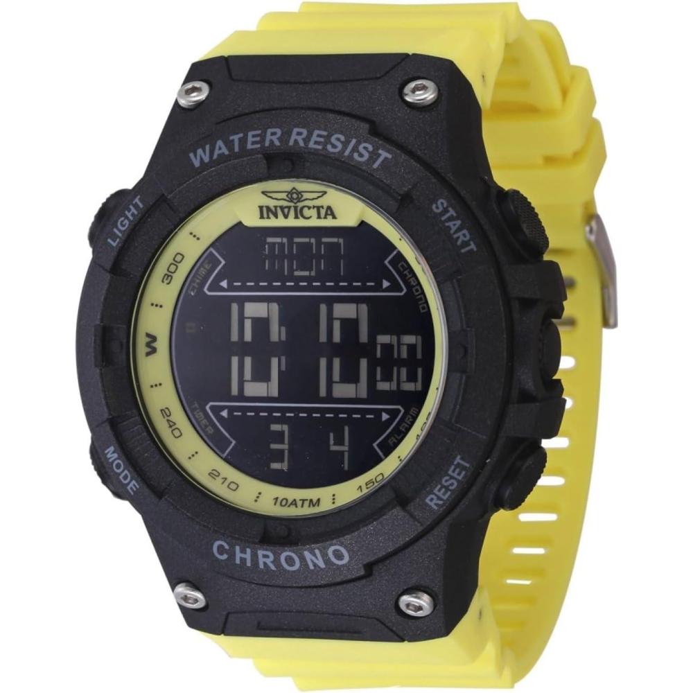 image:imageInvicta Invicta Racing Men 52mm Plastic Black dial Electronic Digital