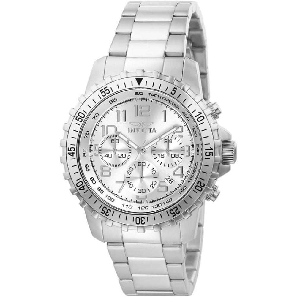 image:imageInvicta Mens 1326 Invicta II Chronograph Black Dial TwoTone Stainless Steel Watch6620