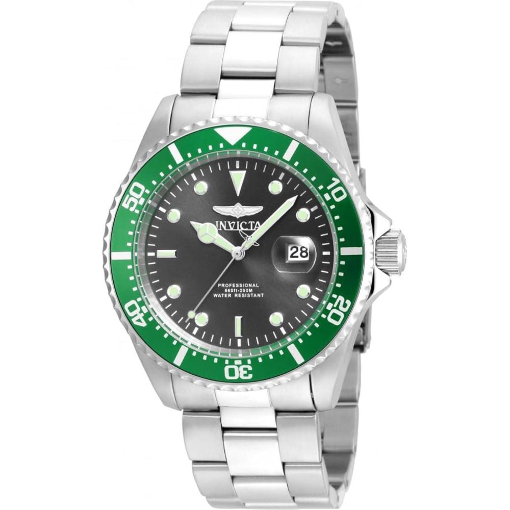 image:imageInvicta Mens 22019 Pro Diver Analog Display Quartz Silver Watch22021