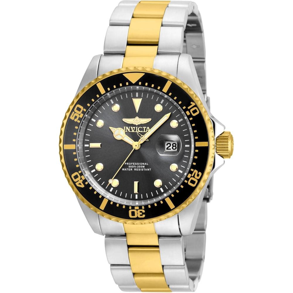 image:imageInvicta Mens 22019 Pro Diver Analog Display Quartz Silver Watch22057