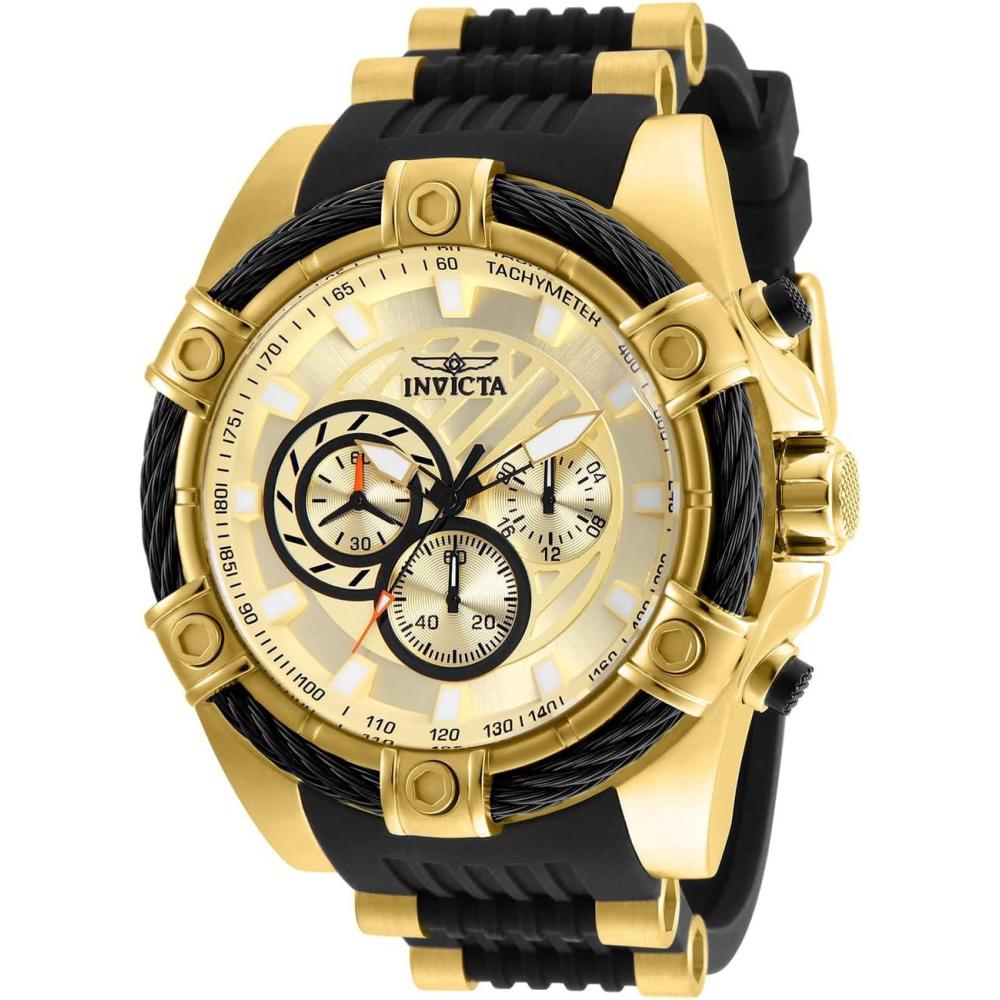 image:imageInvicta Mens 25523 Bolt Analog Display Quartz Black Watch25526