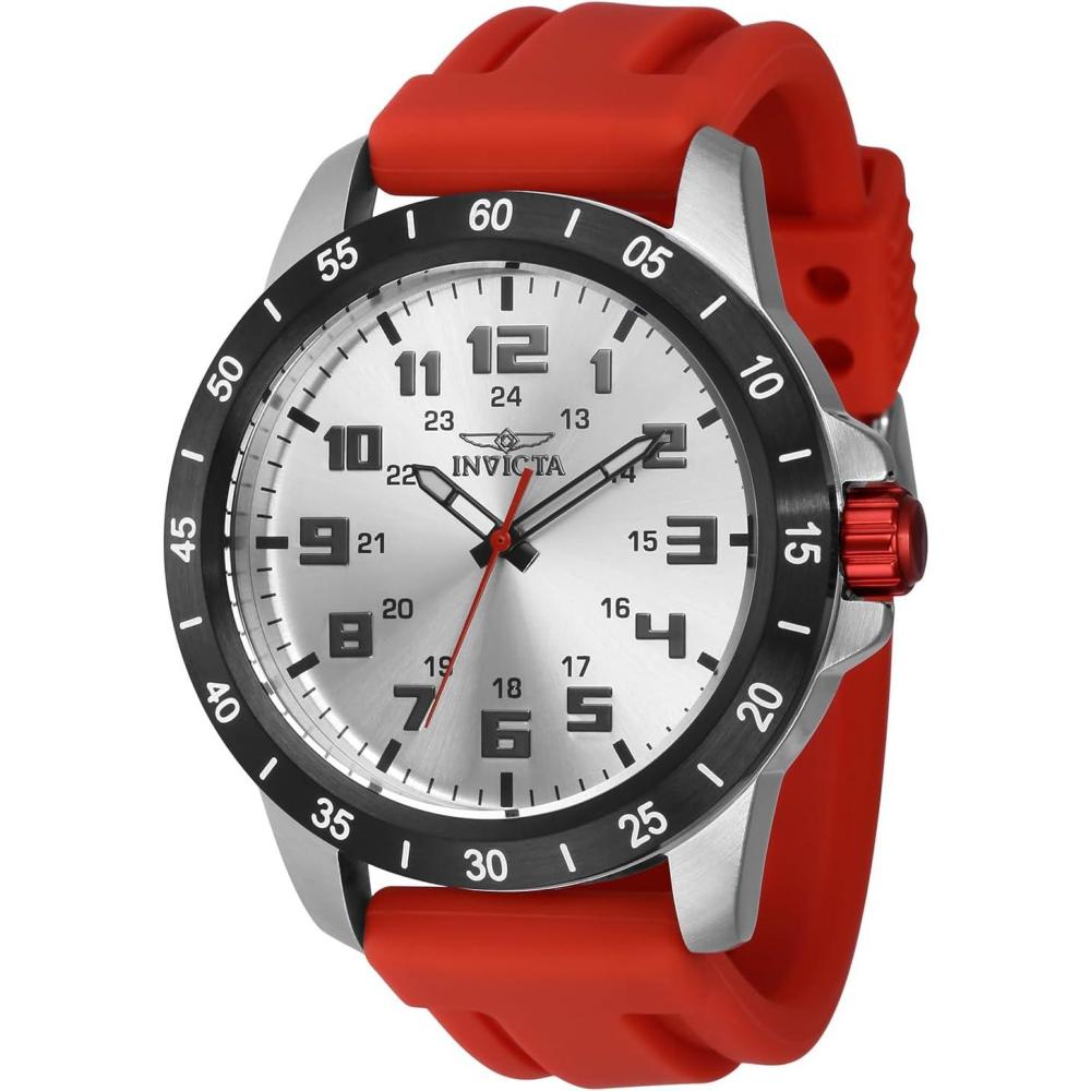 image:imageInvicta Pro Diver Men 45mm Stainless Steel Silver Silver dial PC21 Quartz