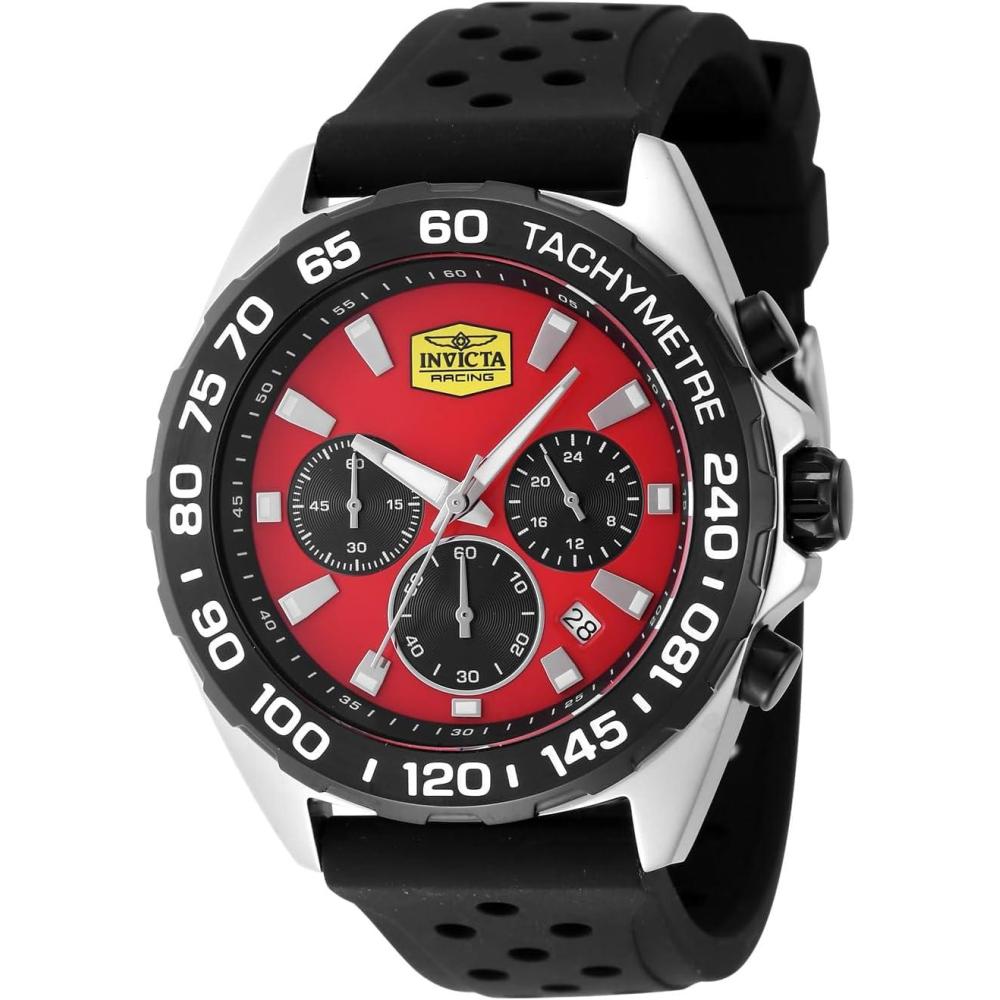 image:imageInvicta Racing Men 43mm VD53 QuartzBlack Red dial