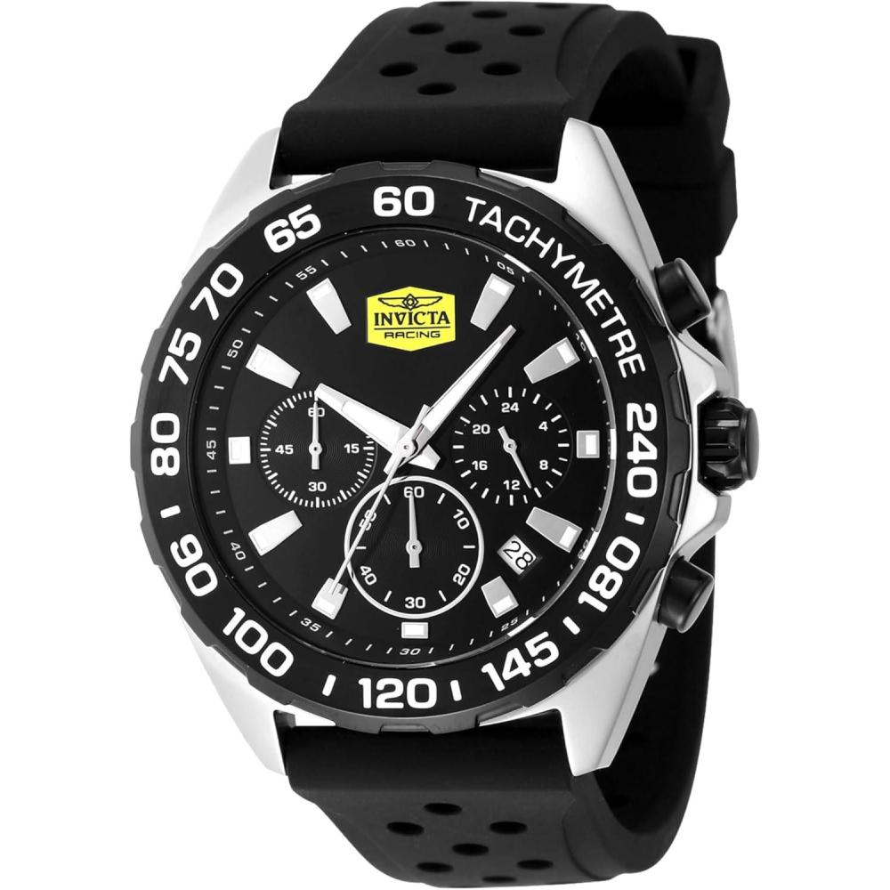 image:imageInvicta Racing Men 43mm VD53 QuartzBlack Silver dial