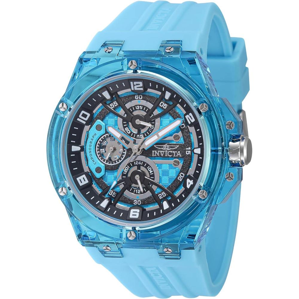 image:imageInvicta Racing Men 46mm Plastic Blue Blue dial VH67 Quartz