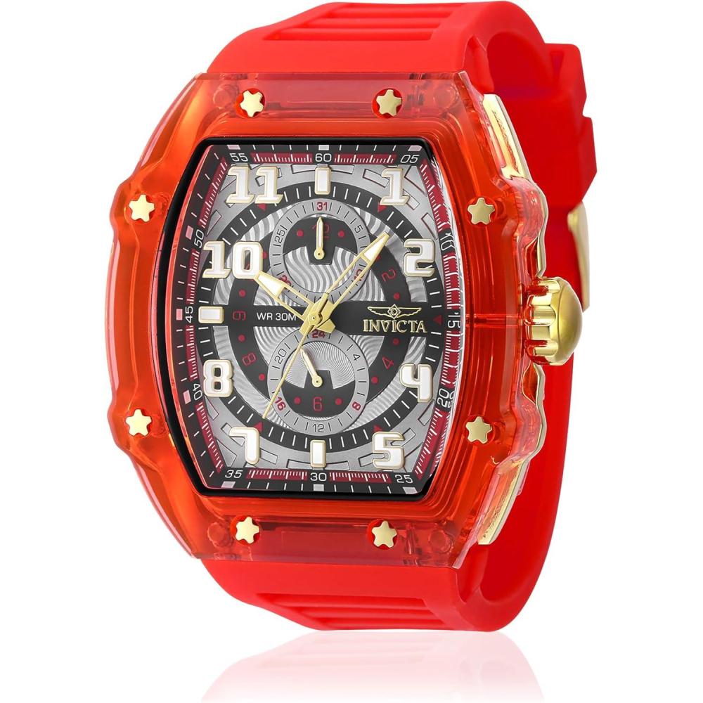 image:imageInvicta Racing Men 485mm dial VH61 QuartzGrey Red