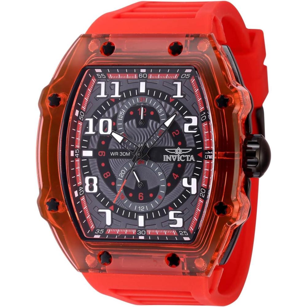 image:imageInvicta Racing Men 485mm dial VH61 QuartzRed Dark Grey