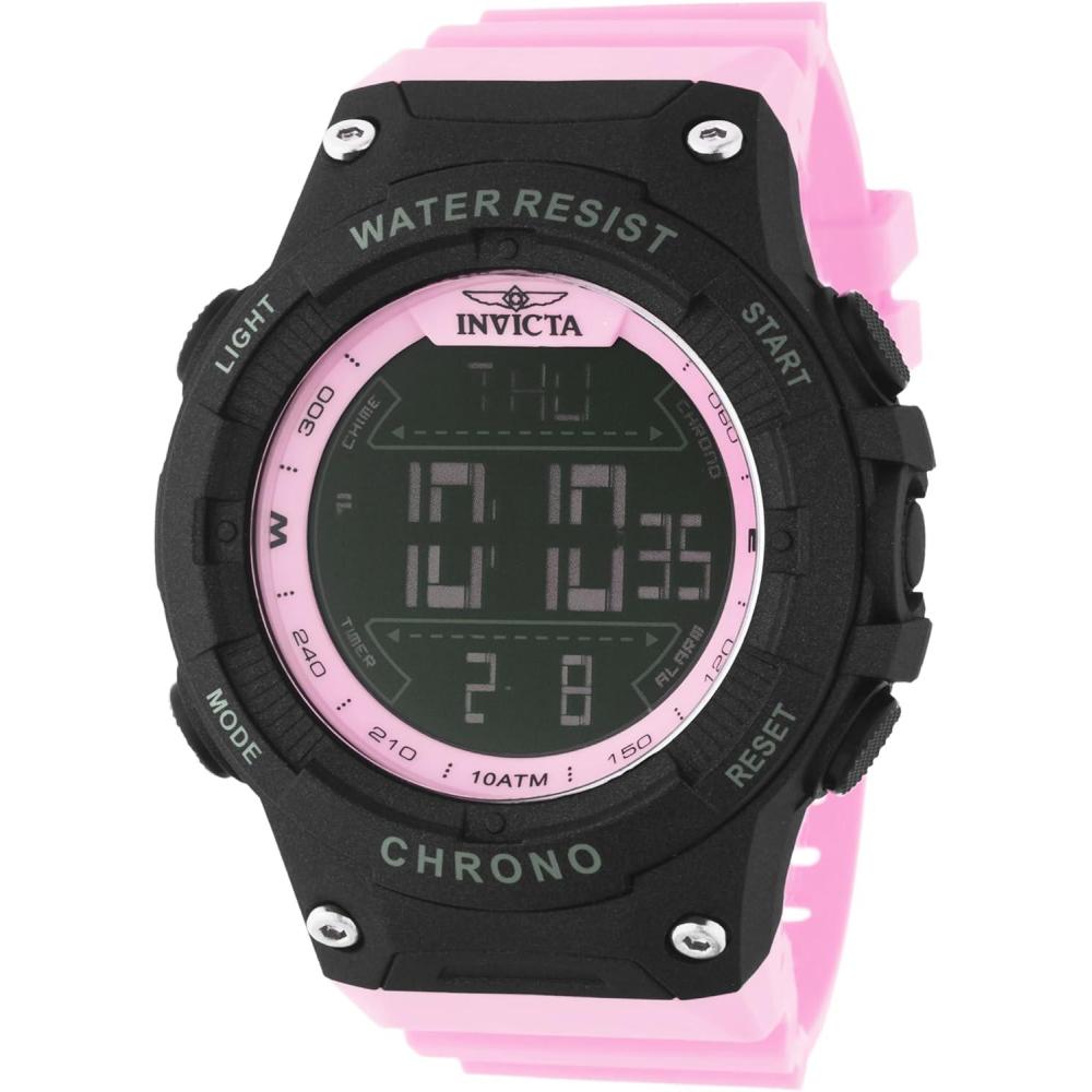 image:imageInvicta Racing Men 52mm Dial Electronic DigitalPink