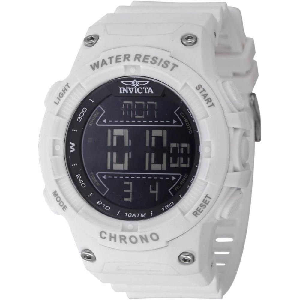image:imageInvicta Racing Men 52mm Dial Electronic DigitalWhite