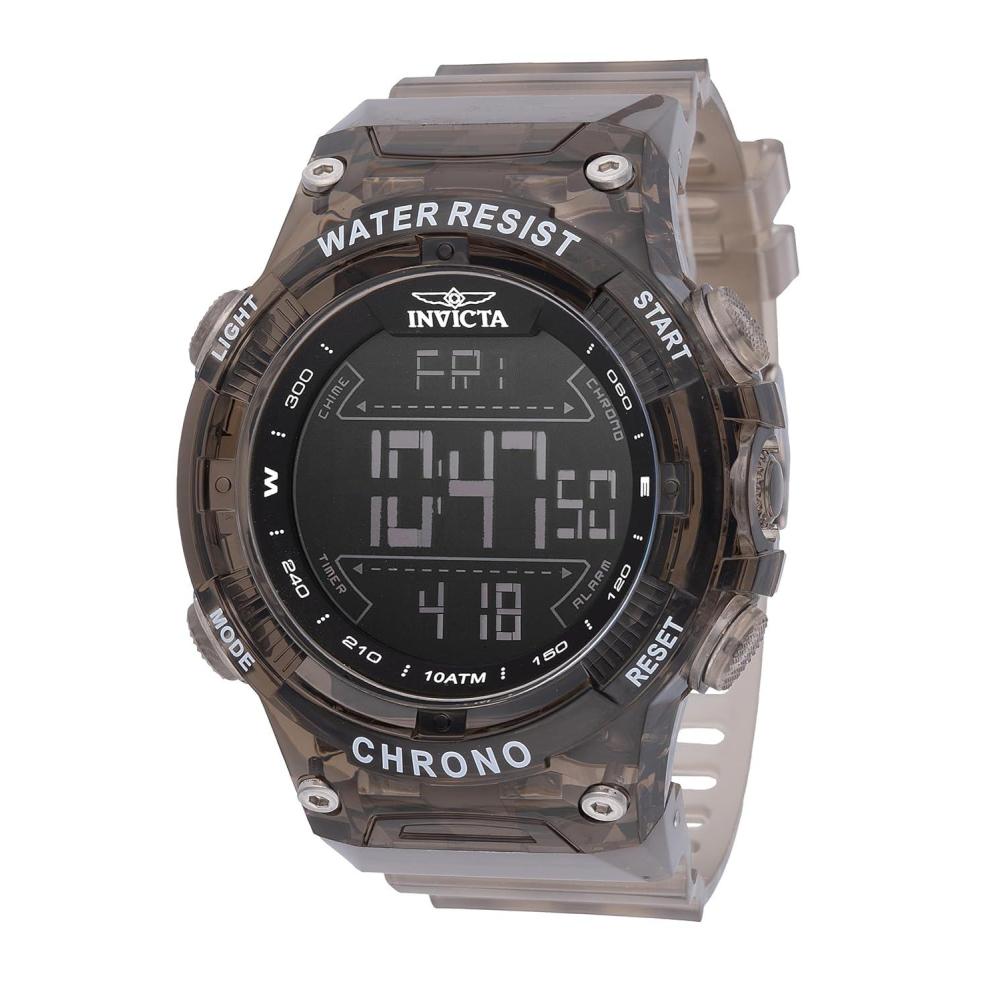 image:imageInvicta Racing Men 52mm Plastic Brown Black dial Electronic DigitalBrown Black