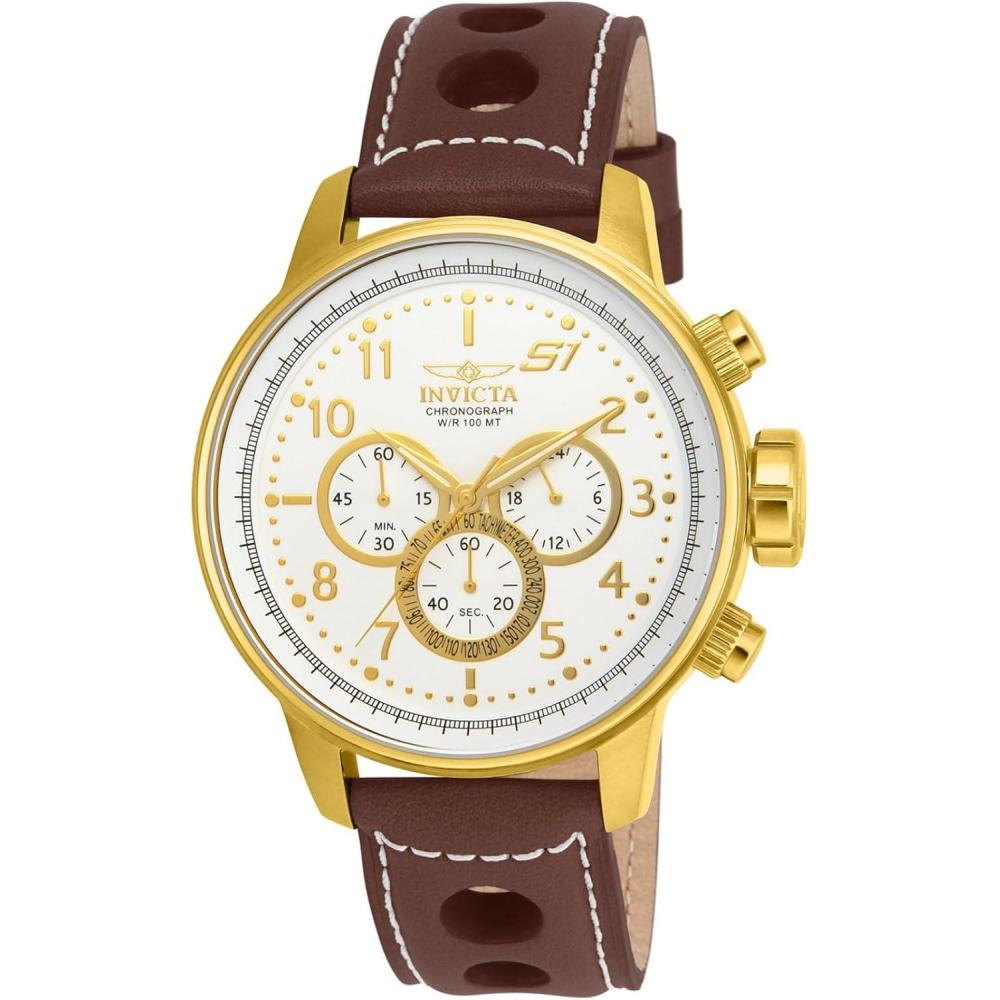 image:imageInvicta S1 Rally Stainless Steel Mens Quartz Watch 48mmBrownWhite