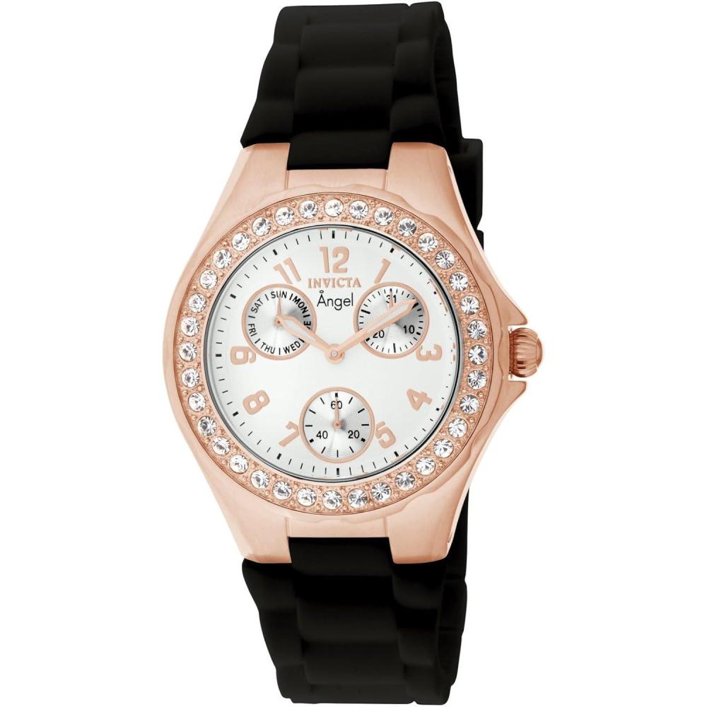 image:imageInvicta Womens 1644 Angel Jelly Fish Crystal Accented White Dial Watch1645
