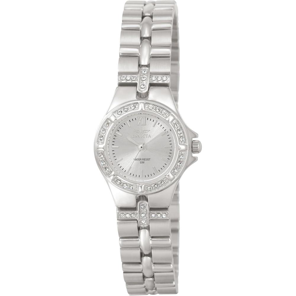 image:imageInvicta Womens Wildflower Collection Stainless Steel WatchSilverToneSilverTone