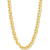 image:imageInvicta Jewelry Mens Knife Edge Oval Link Chain Necklace 106mm  24Gold