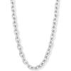 image:imageInvicta Jewelry Mens Knife Edge Oval Link Chain Necklace 106mm  24Silver