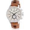 image:imageInvicta Mens S1 Rally Stainless Steel Chronograph Watch with Brown Leather BandBrownWhite