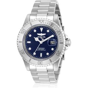 Invicta 40mm Men’s Pro Diver Blue Dial Silver Tone Stainless Steel Watch 34023