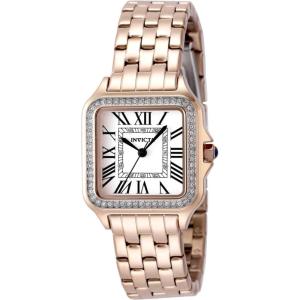 Invicta Angel Lady 28mm Stainless Steel Rose Gold Silver dial PC21J Quartz