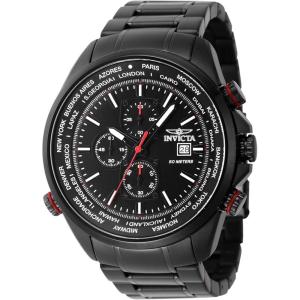 Invicta Aviator Men 50mm Quartz(Black)