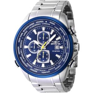 Invicta Aviator Men 50mm Quartz(Blue)