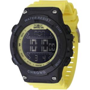 Invicta Invicta Racing Men 52mm Plastic Black dial Electronic Digital