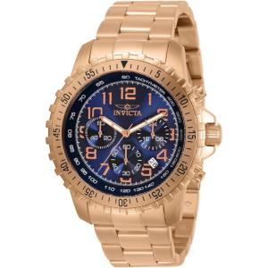 Invicta Men’s 1326 Invicta II Chronograph Black Dial Two-Tone Stainless Steel Watch(32315)