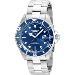 Invicta Men’s 22019 Pro Diver Analog Display Quartz Silver Watch(22019)