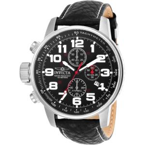 Invicta Men’s I-Force Left Handed Quartz Watch with Leather Strap(2770)