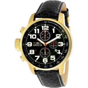 Invicta Men’s I-Force Left Handed Quartz Watch with Leather Strap(3330)