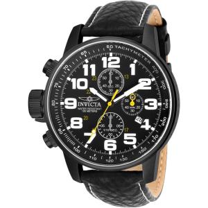 Invicta Men’s I-Force Left Handed Quartz Watch with Leather Strap(3332)