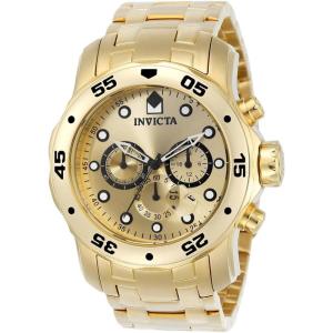 Invicta Men’s Pro Diver Collection Chronograph Watch(Gold)