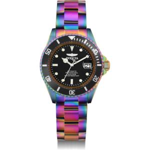 Invicta Men’s Pro Diver Collection Coin-Edge Automatic Watch(Iridescent (Model 26600))
