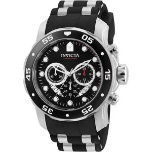 Invicta Men’s Pro Diver Stainless Steel Quartz Watch(Blue Dial/Black Polyurethane)
