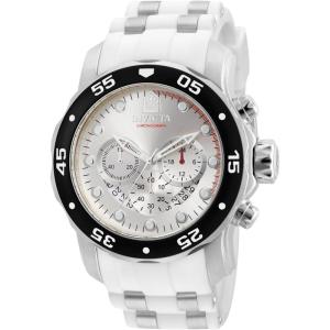 Invicta Men’s Pro Diver Stainless Steel Quartz Watch(White)
