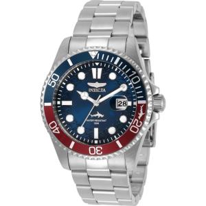Invicta Pro Diver Men’s 43mm Stainless Steel Blue dial (One Size, Silver)