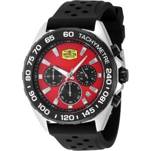 Invicta Racing Men 43mm VD53 Quartz(Black + Red dial)