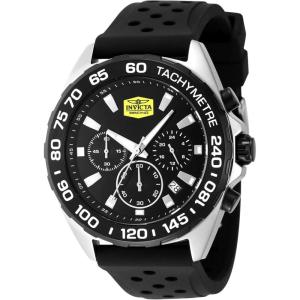 Invicta Racing Men 43mm VD53 Quartz(Black + Silver dial)
