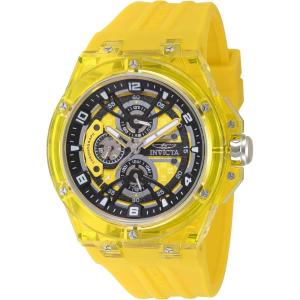 Invicta Racing Men 46mm Plastic Yellow Yellow dial VH67 Quartz