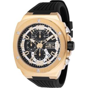 Invicta Racing Men 47mm dial VD57 Quartz(Gold  Black)
