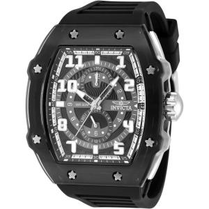 Invicta Racing Men 48.5mm Plastic Black Black dial VH61 Quartz