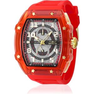 Invicta Racing Men 48.5mm dial VH61 Quartz(Grey  Red)