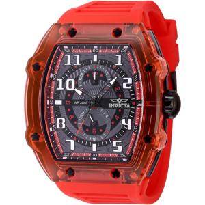 Invicta Racing Men 48.5mm dial VH61 Quartz(Red  Dark Grey)
