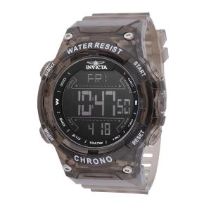 Invicta Racing Men 52mm Plastic Brown Black dial Electronic Digital(Brown Black)