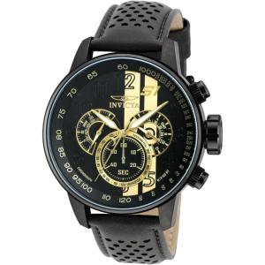 Invicta S1 Rally Stainless Steel Men’s Quartz Watch – 48mm(Gold  Black)