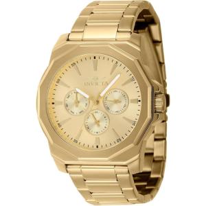 Invicta Speedway Stainless Steel Men’s Quartz Watch – 42mm(Gold)