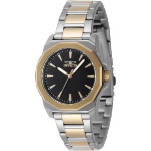 Invicta Speedway Stainless Steel Women’s Quartz Watch – 34mm(Black)