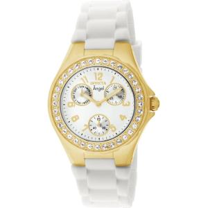 Invicta Women’s 1644 Angel Jelly Fish Crystal Accented White Dial Watch(1644)